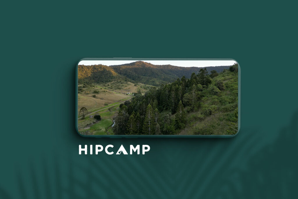 Hipcamp drone shoot - Running Creek Retreat